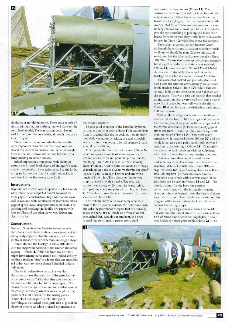 Scale Aviation Modeller International 2005-05